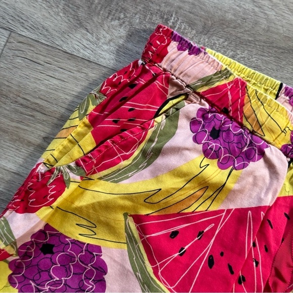 Peter Alexander Mixed Fruit Print Drawstring Waist Pajama Shorts - Picture 2 of 7